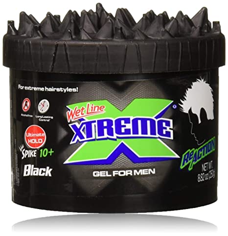 Xtreme Hair Gel Re Action Black 8.8oz