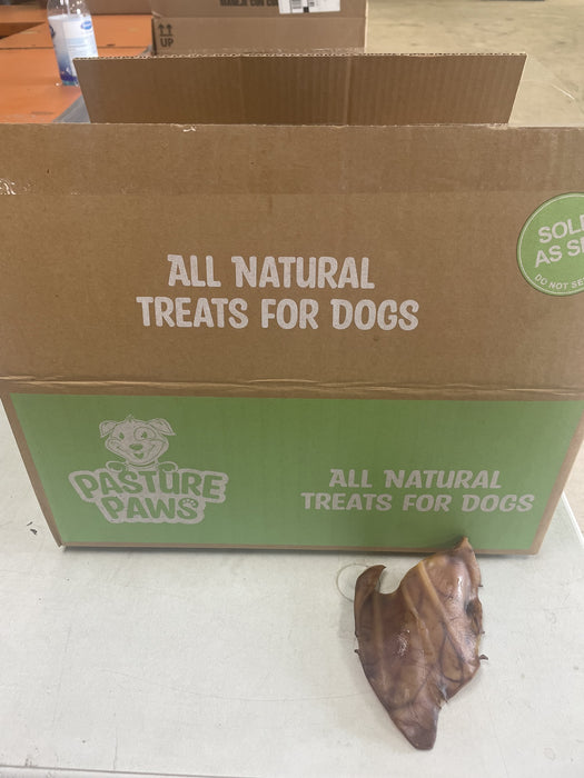 Pasture Paws 100 Count Pig Ear Chews for Dogs