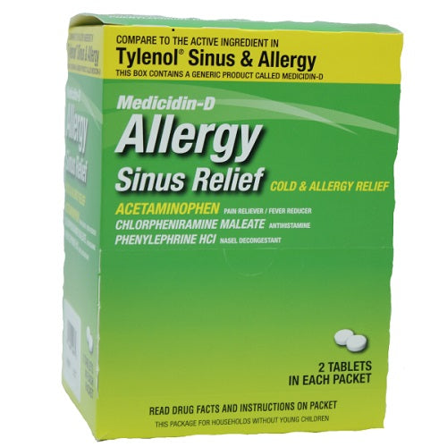 Allergy Relief-Compare To Tylenol Sinus & Allergy 2ct