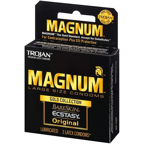Trojan Condoms Magnum Gold Collection 3ct