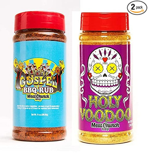 Meat Church Holy Cow BBQ Rub and Seasoning for Meat and Vegetables, Gluten Free, 12 Ounces - Pack of 4