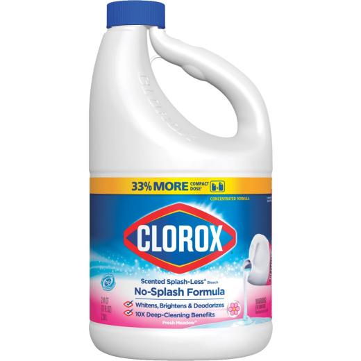 Clorox Bleach Splashless Fresh Meadow Concentrated 40oz