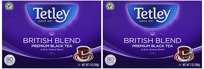 Tetley British Blend Premium Black, Tea Bags, 80 ct, 2 pk