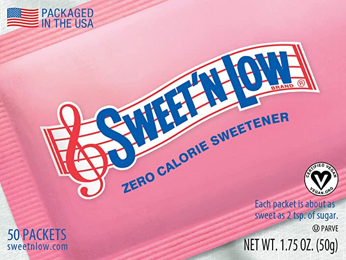 Sweet'N Low Sweetener, 50 Count Packets (1 Pack)