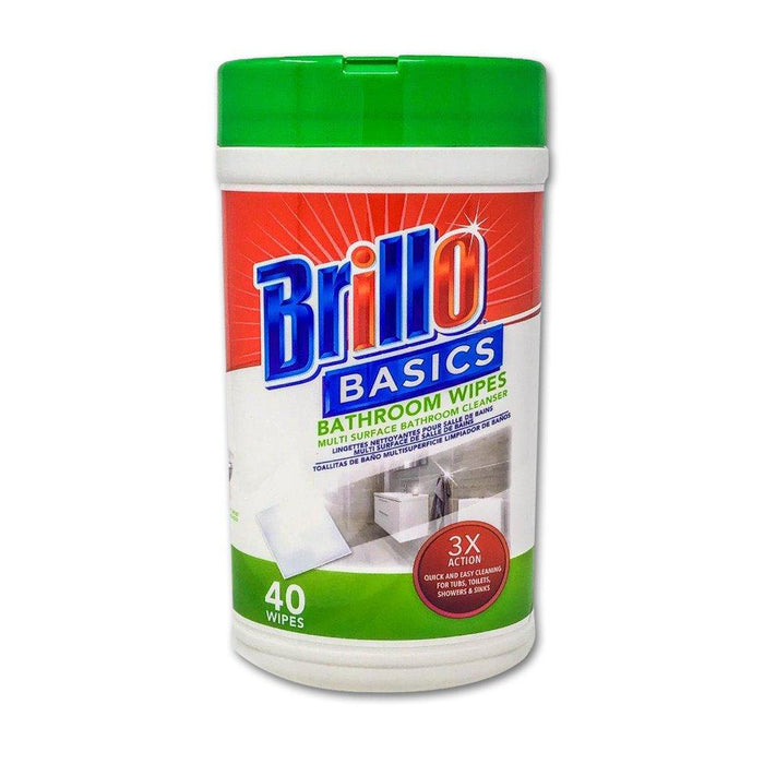 Brillo Wipes Bathroom Cleaner 40ct