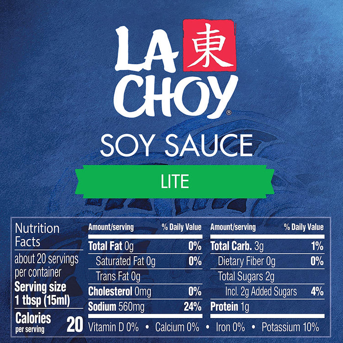 La Choy Lite Soy Sauce, 10 oz