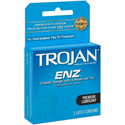 Trojan Condoms Blue 3ct