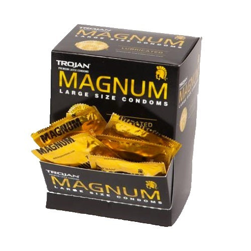 Trojan Condoms Bulk Magnum Individual Wrapped 1ct